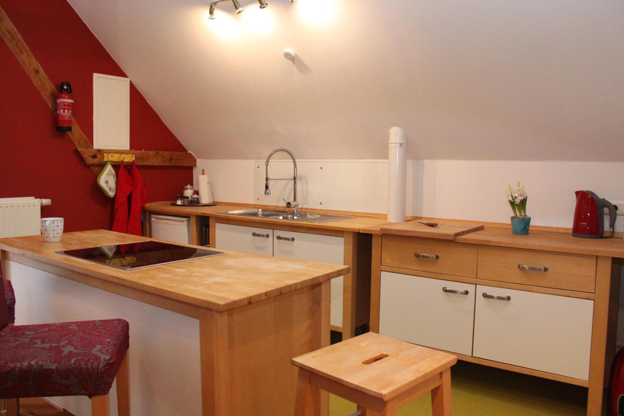 Ferienwohnung Auf Der Ruebenburg Barnsen Dış mekan fotoğraf