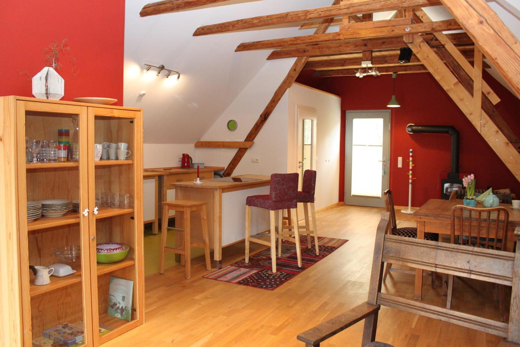 Ferienwohnung Auf Der Ruebenburg Barnsen Dış mekan fotoğraf